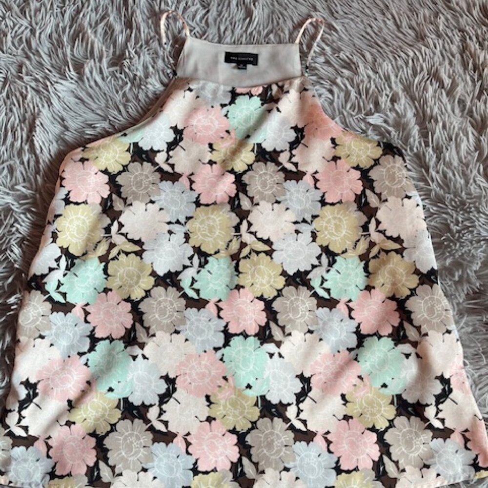 The Limited, Spaghetti Strap Top, Floral, Size M